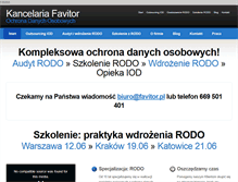 Tablet Screenshot of favitor.pl